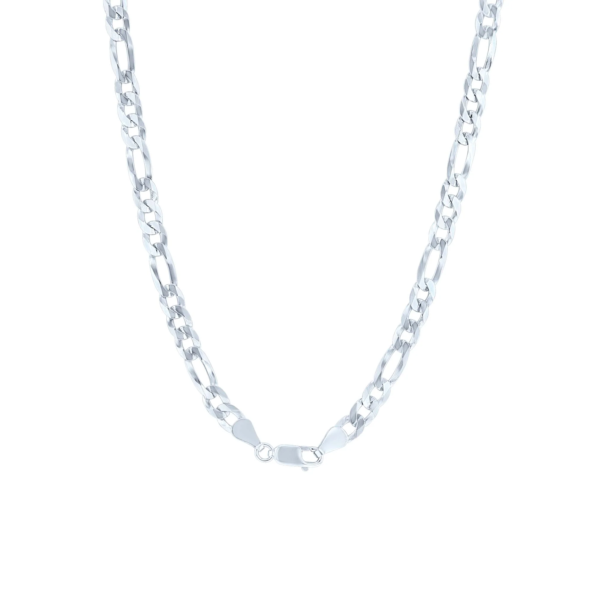 Silver Furio Figaro Chain Necklace - Image 2