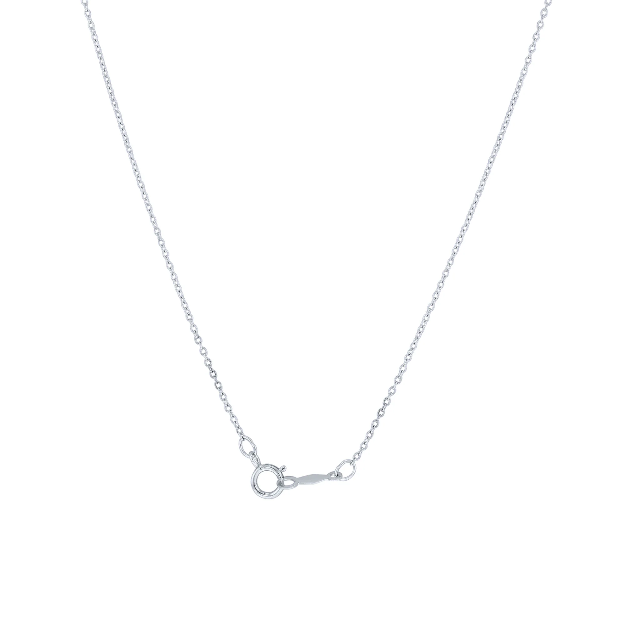Silver Nilasha Blue Topaz & Diamond Necklace - Image 2