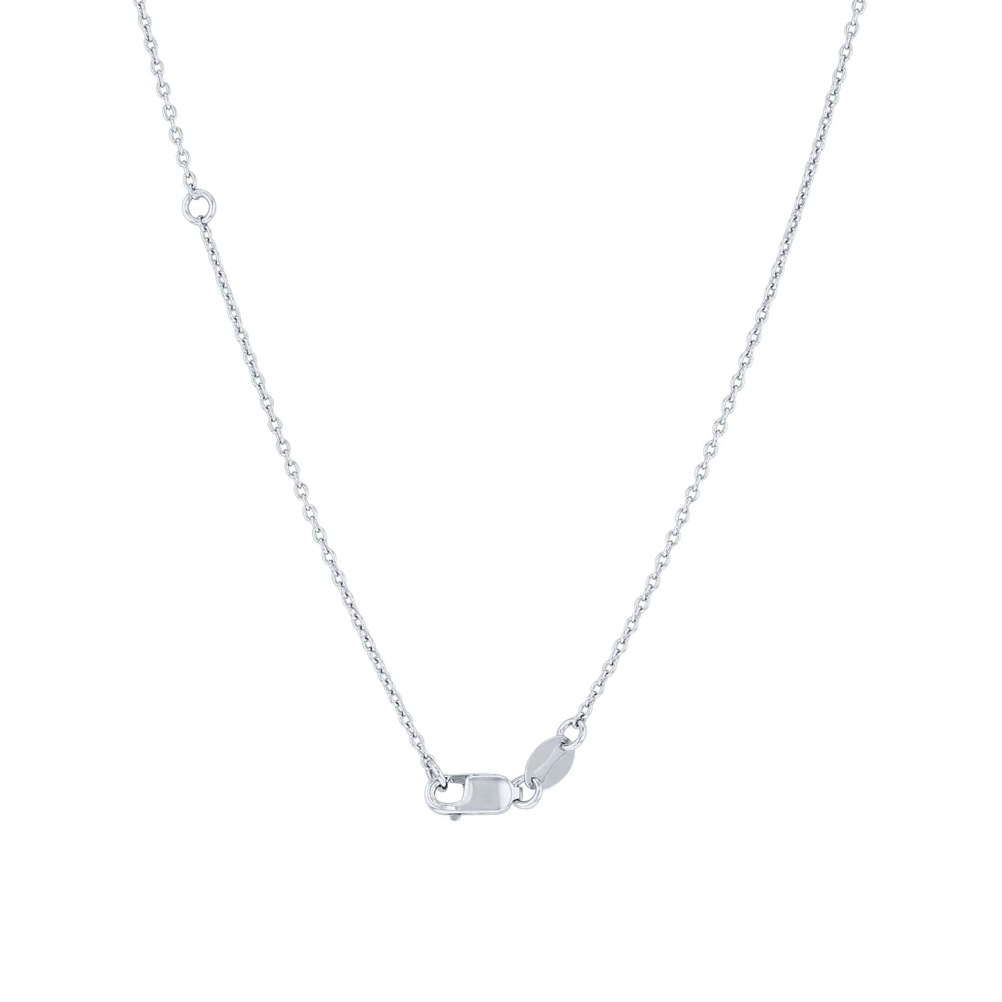 Silver Star of Hope Diamond Necklace- 1/10ct - Image 3