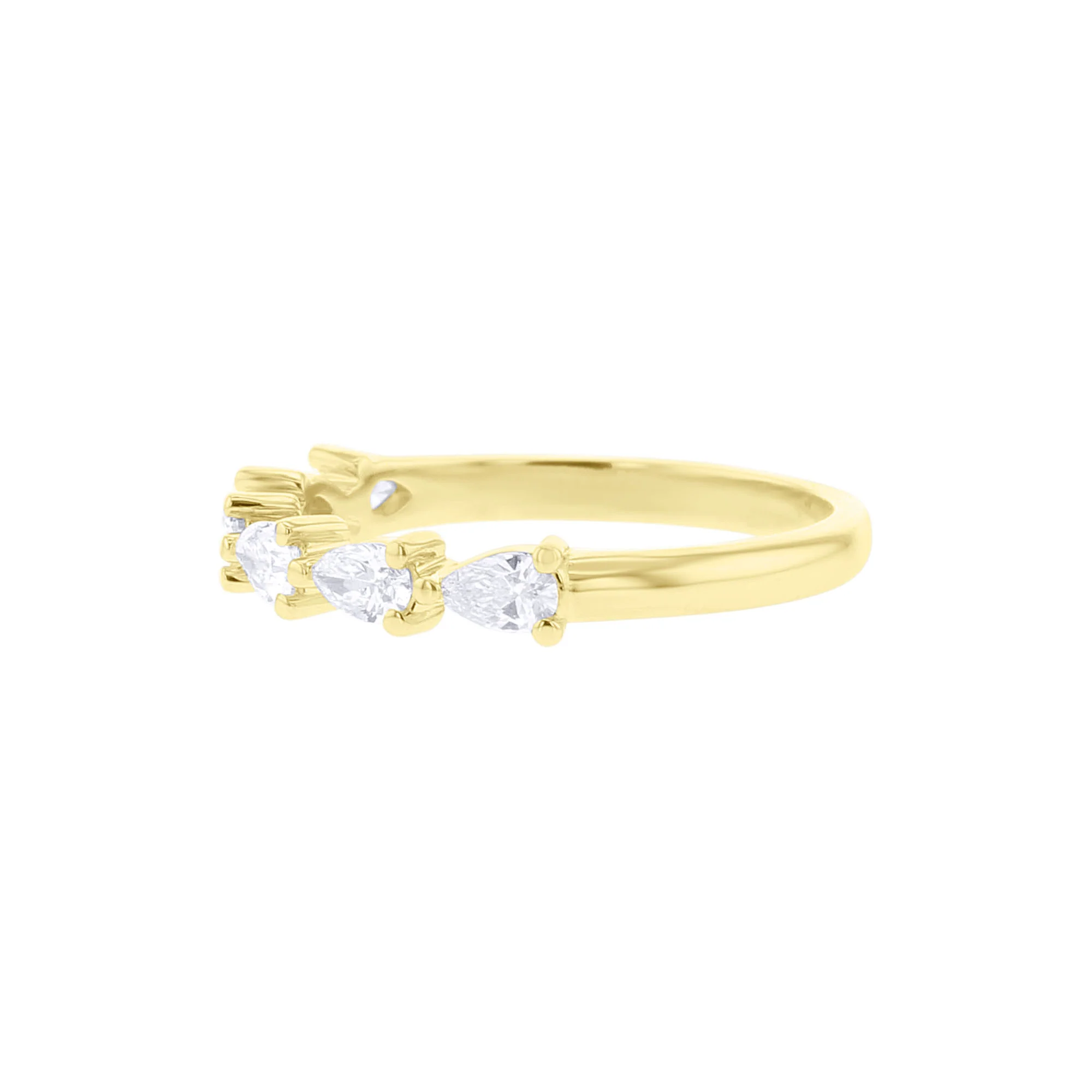 Simply Pear Diamond Wedding Ring 1/2ct - Image 3