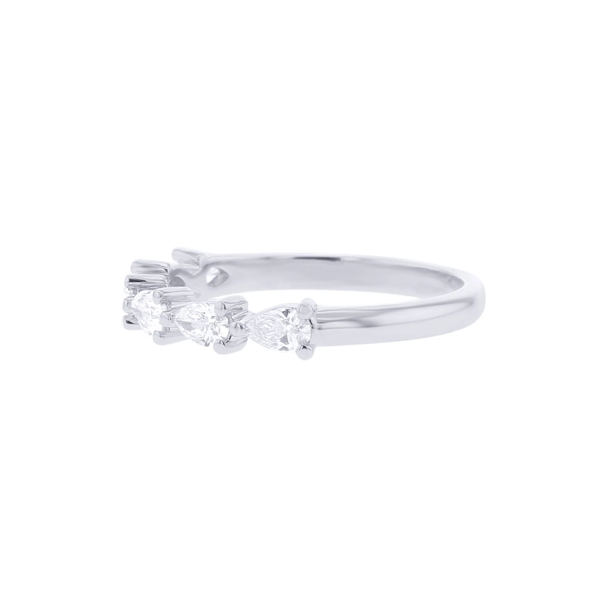 Simply Pear Diamond Wedding Ring 1/2ct - Image 4