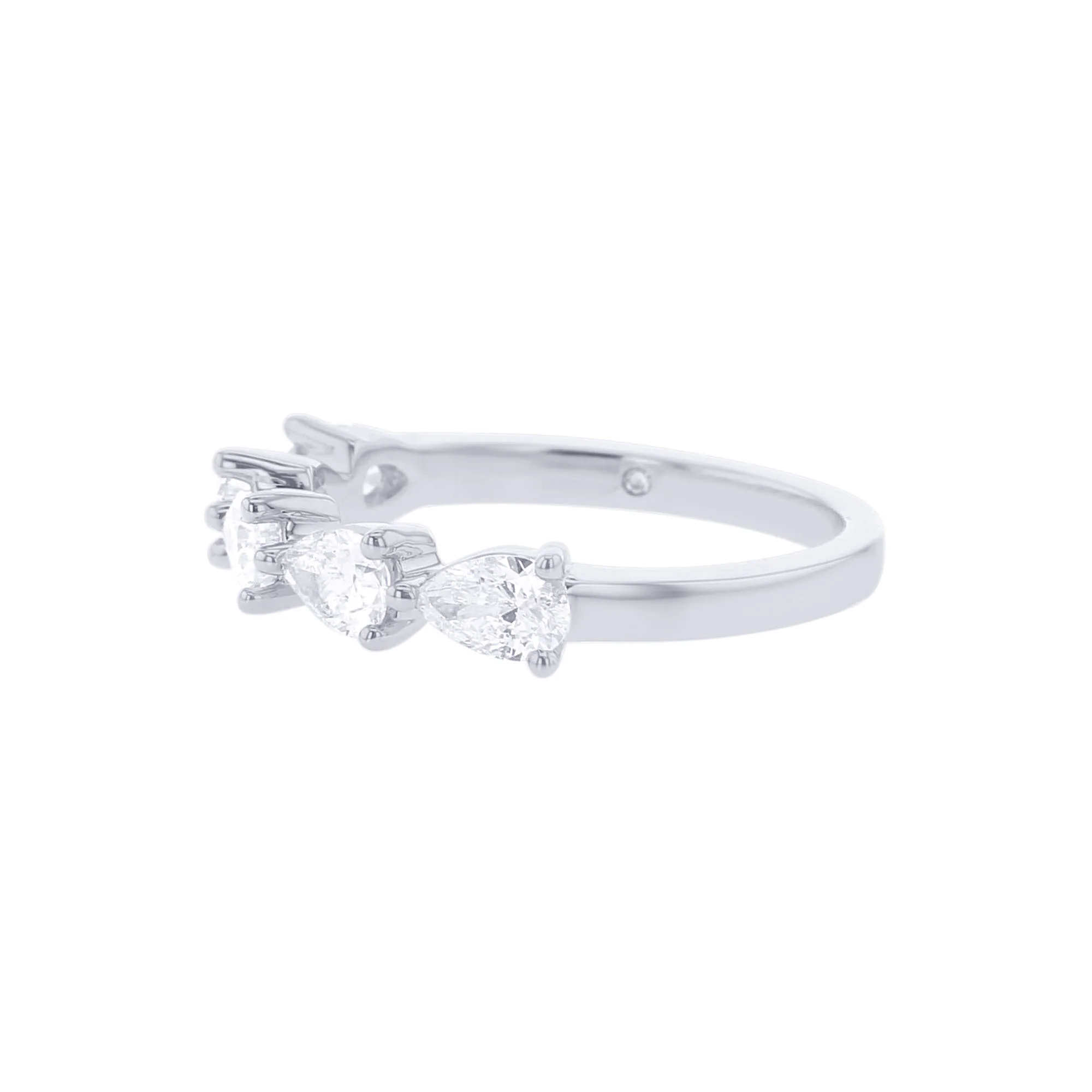 Simply Pear Diamond Wedding Ring 1ct - Image 3