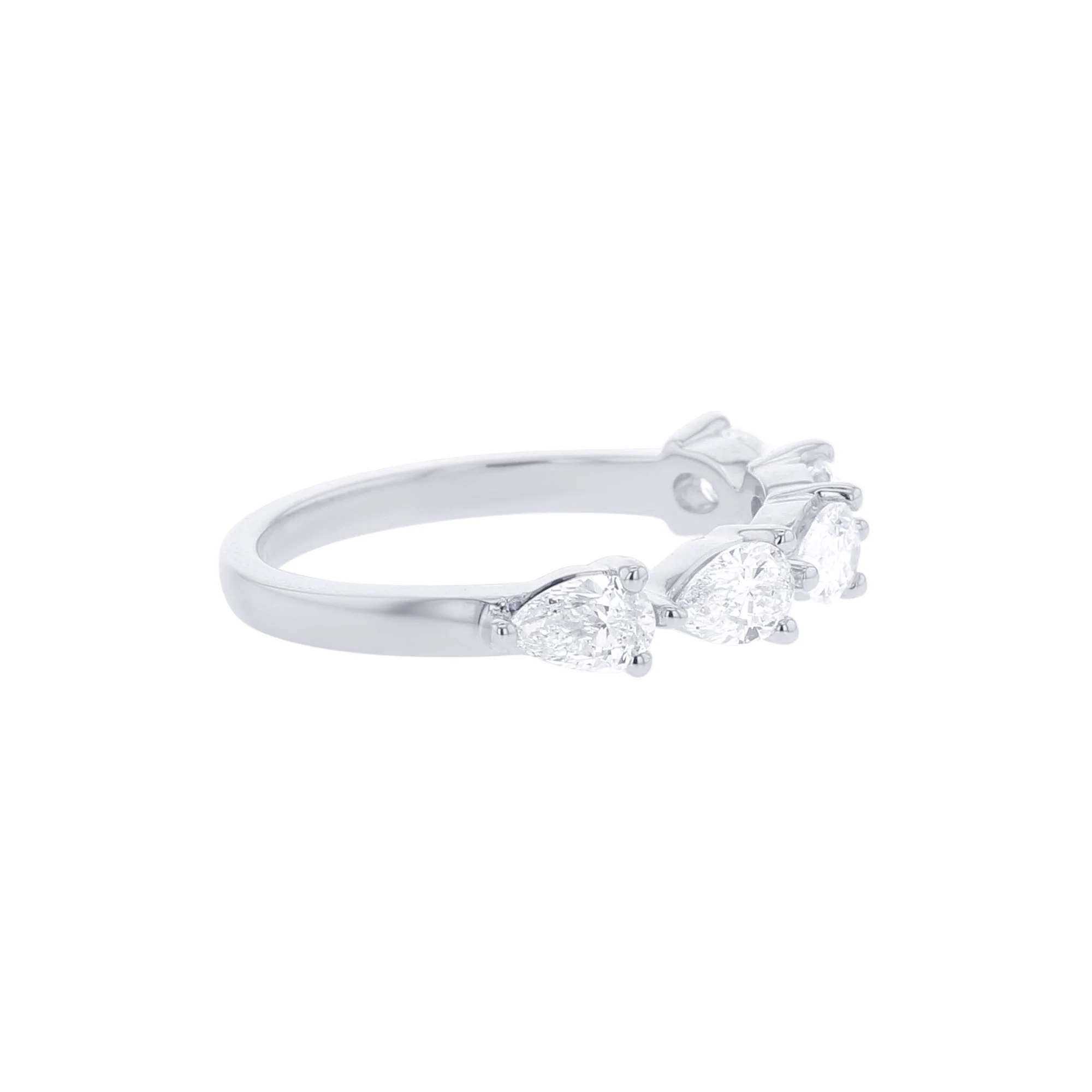 Simply Pear Diamond Wedding Ring 1ct - Image 5