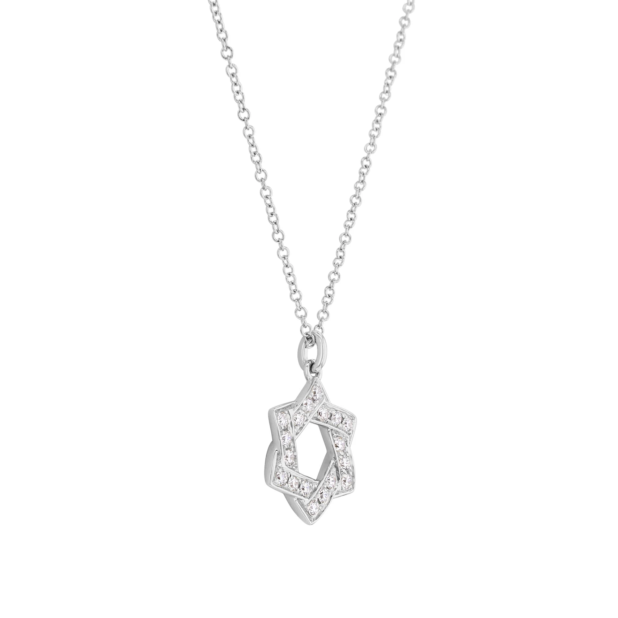 Star of David Diamond Necklace - Image 3