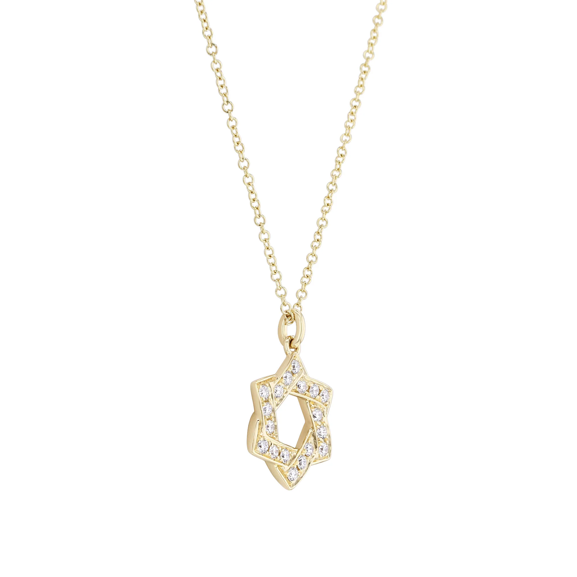 Star of David Diamond Necklace - Image 4
