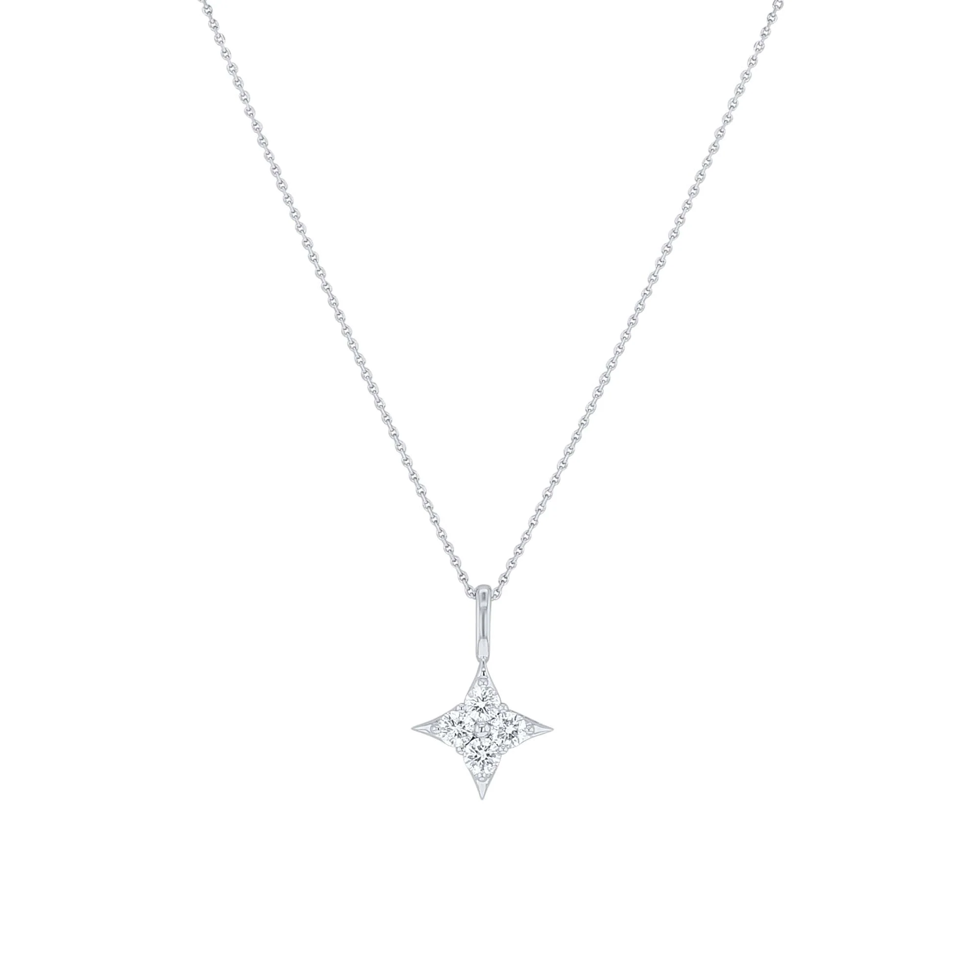 Star of Hope Diamond Necklace- 1/4ct - Image 3
