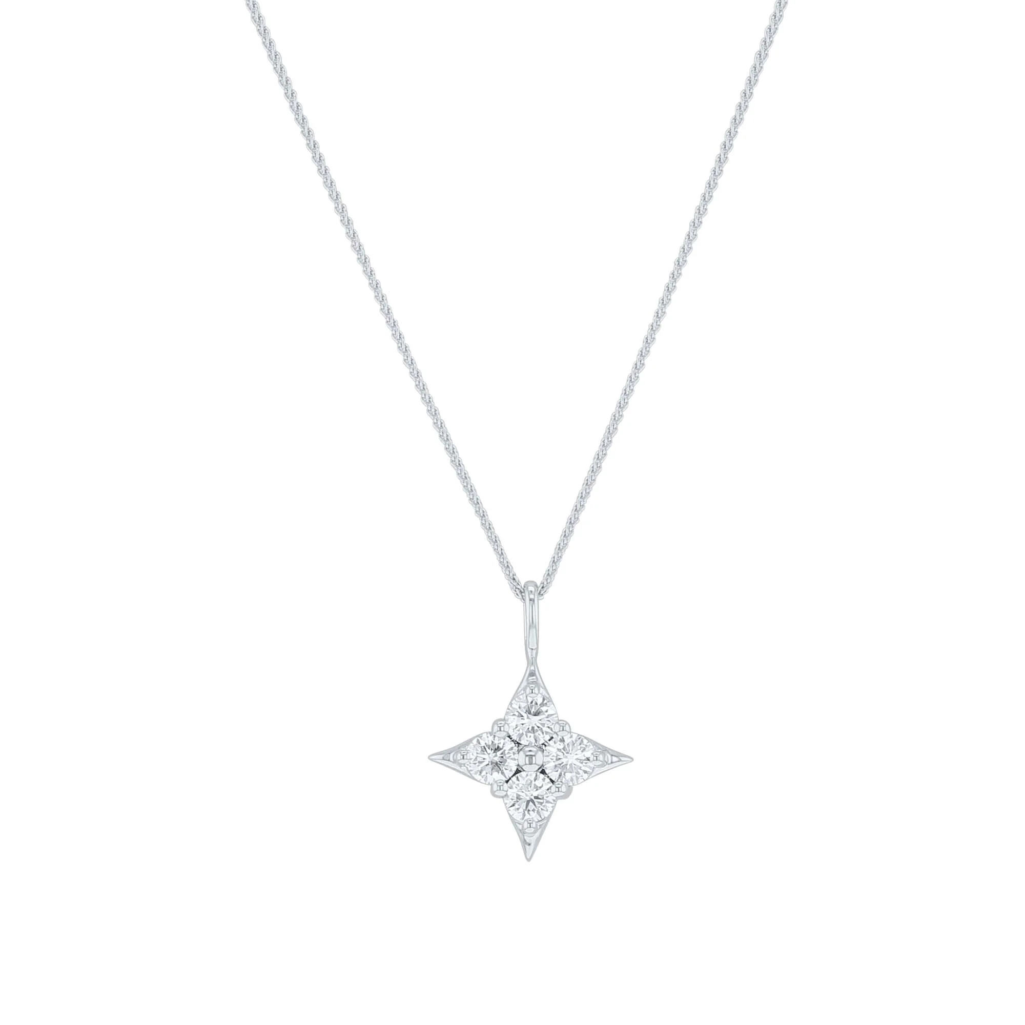 Star of Hope Diamond Necklace- 3/4ct - Image 3