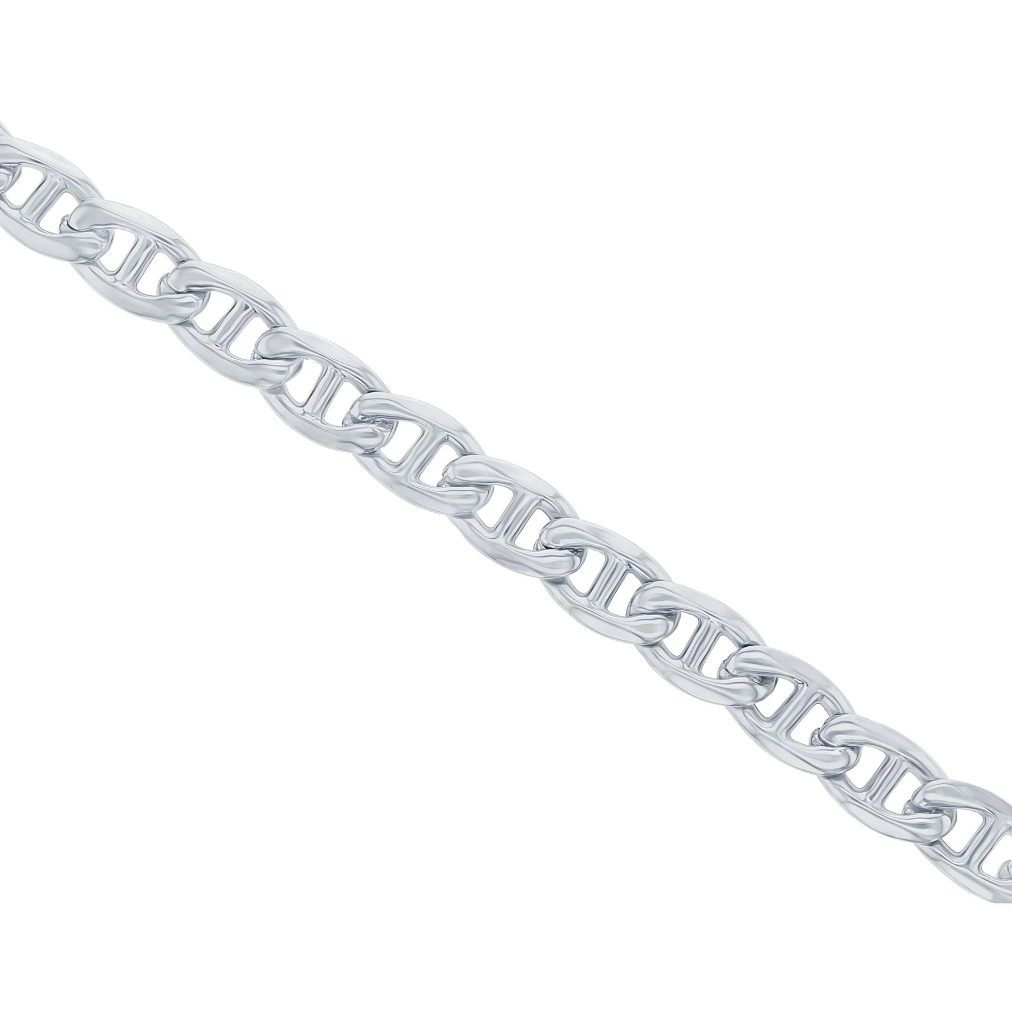 Vane Stainless Steel Mariner Link Bracelet